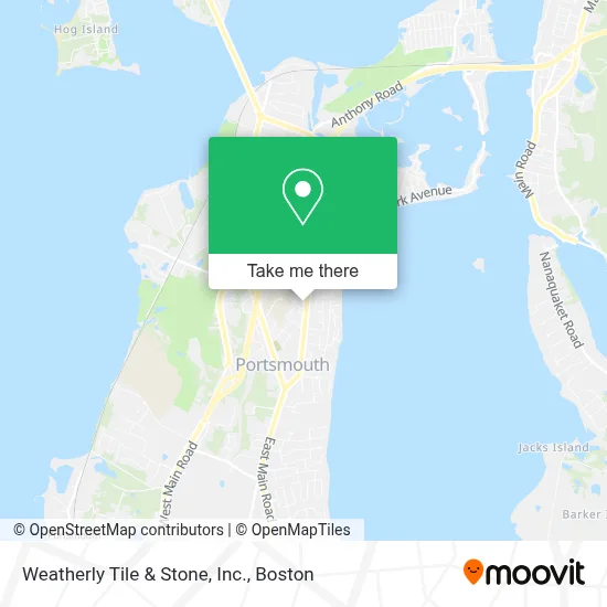 Weatherly Tile & Stone, Inc. map