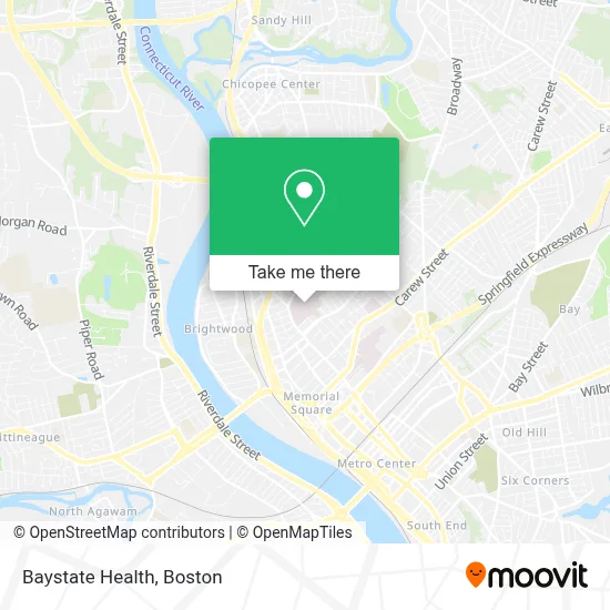 Baystate Health map