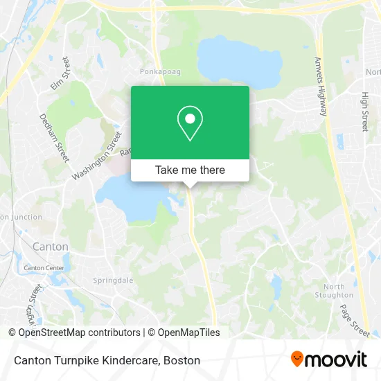 Canton Turnpike Kindercare map