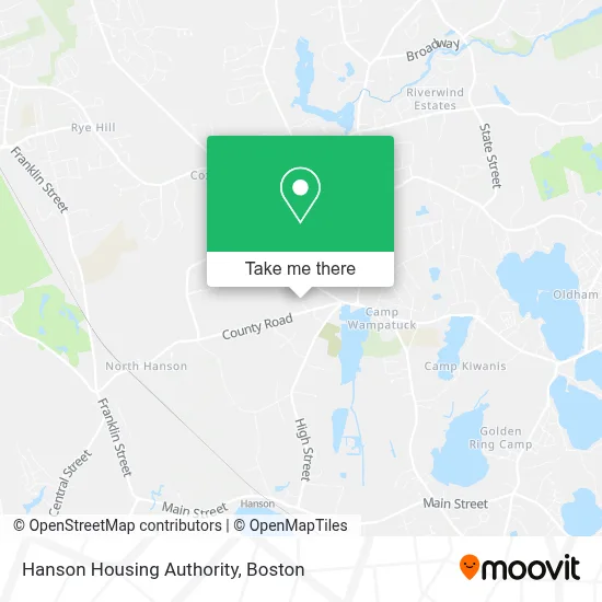 Hanson Housing Authority map