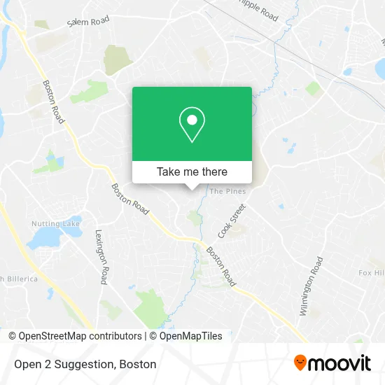 Open 2 Suggestion map
