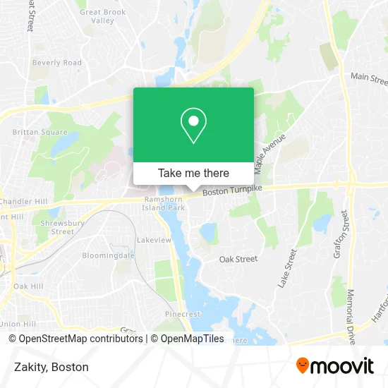 Zakity map