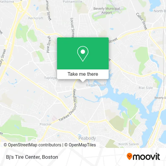 Bj's Tire Center map