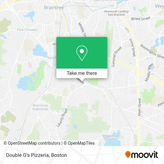 Double G's Pizzeria map