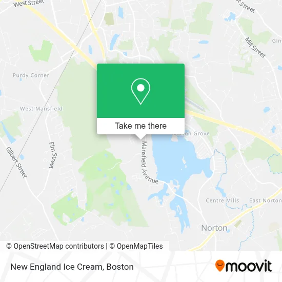 New England Ice Cream map