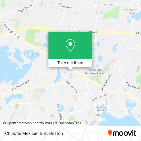 Chipotle Mexican Grill map