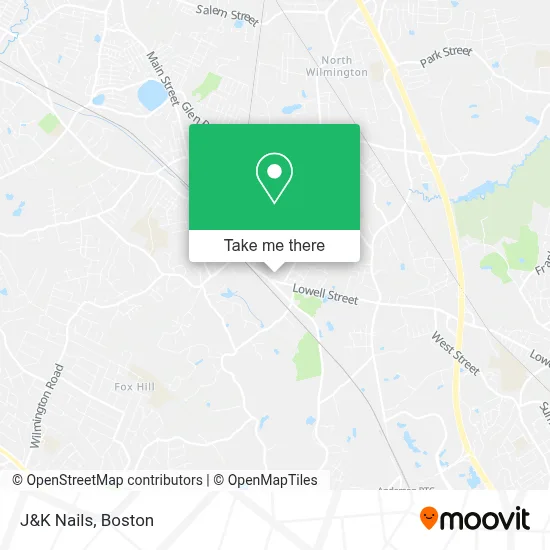 J&K Nails map