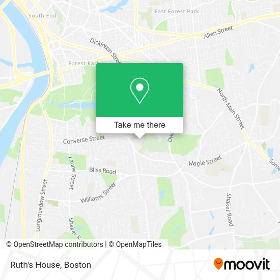 Ruth's House map