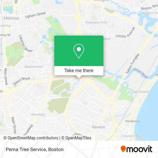 Pema Tree Service map