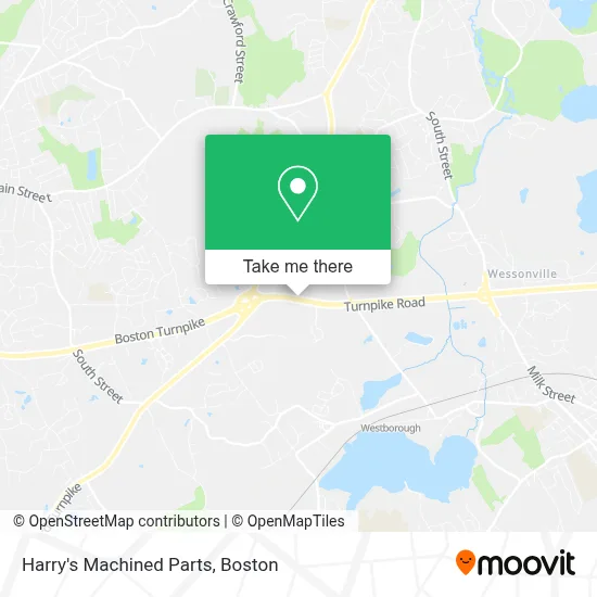 Harry's Machined Parts map