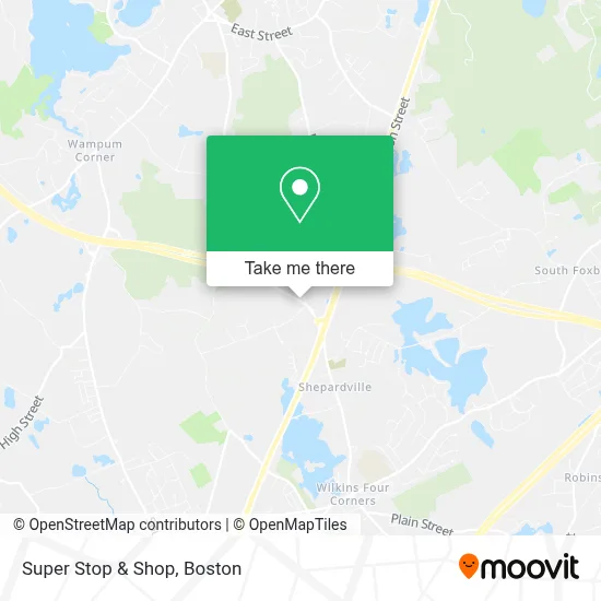 Mapa de Super Stop & Shop