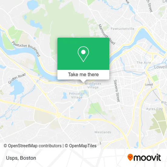 Usps map
