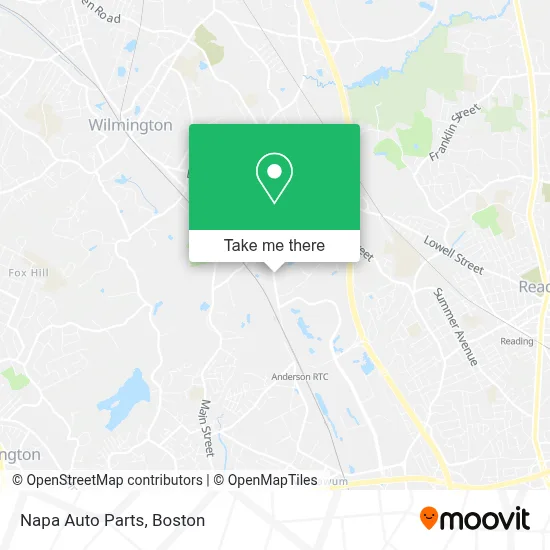 Napa Auto Parts map