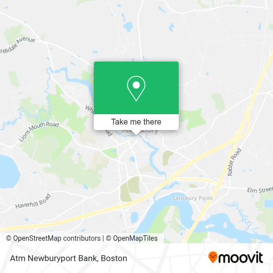 Atm Newburyport Bank map
