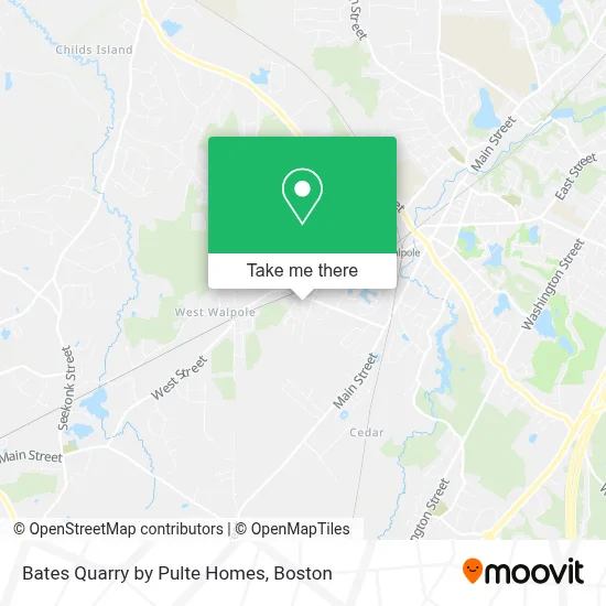 Bates Quarry by Pulte Homes map