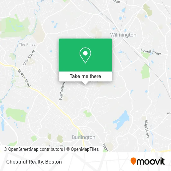 Chestnut Realty map
