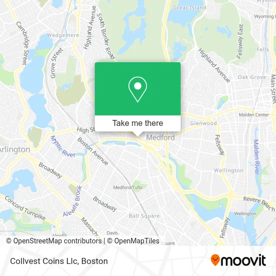 Collvest Coins Llc map