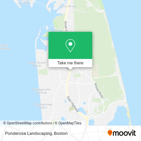 Ponderosa Landscaping map