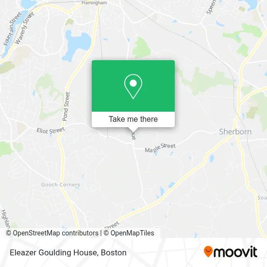 Eleazer Goulding House map