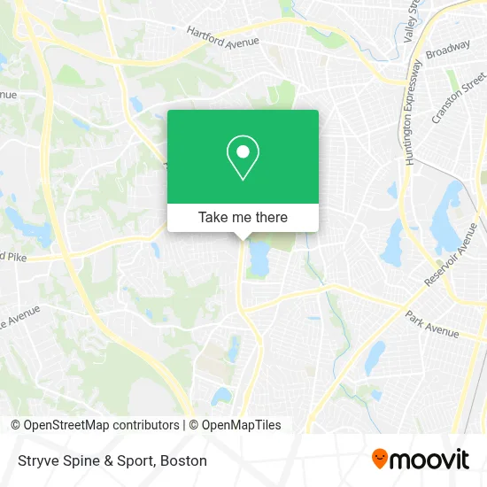 Stryve Spine & Sport map