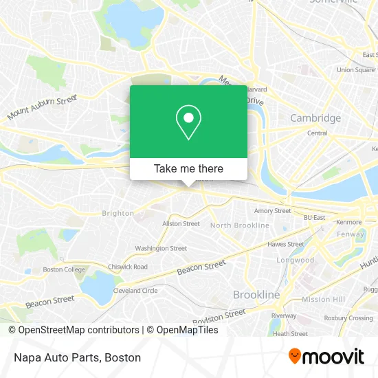 Napa Auto Parts map