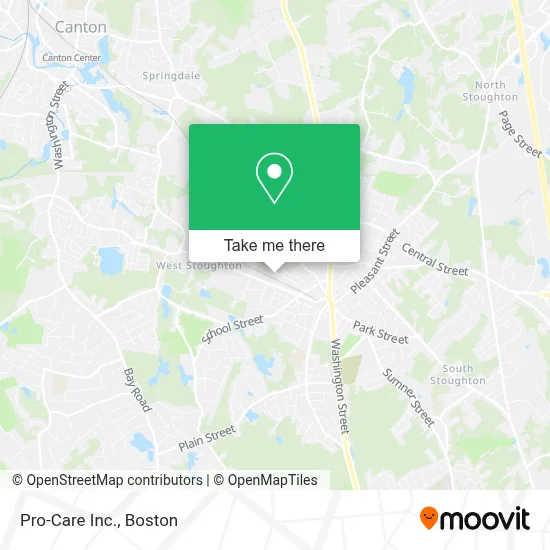 Pro-Care Inc. map