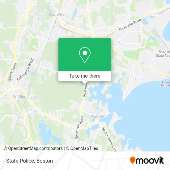 State Police map