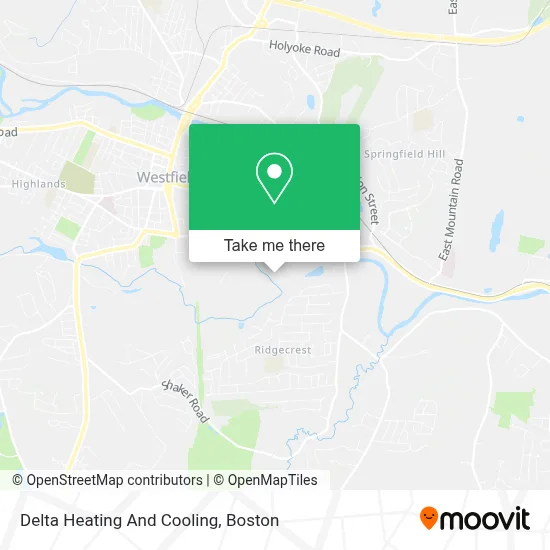 Delta Heating And Cooling map