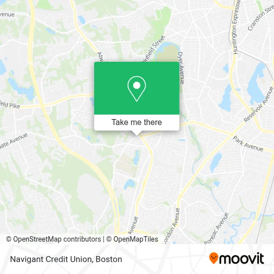 Navigant Credit Union map