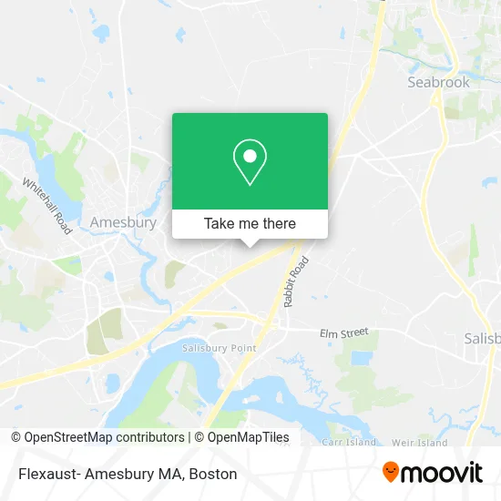 Flexaust- Amesbury MA map