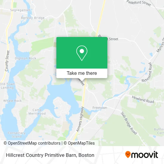 Hillcrest Country Primitive Barn map