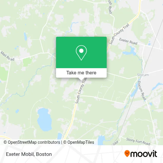 Exeter Mobil map