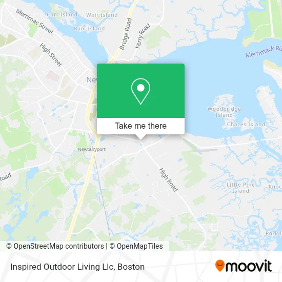 Inspired Outdoor Living Llc map