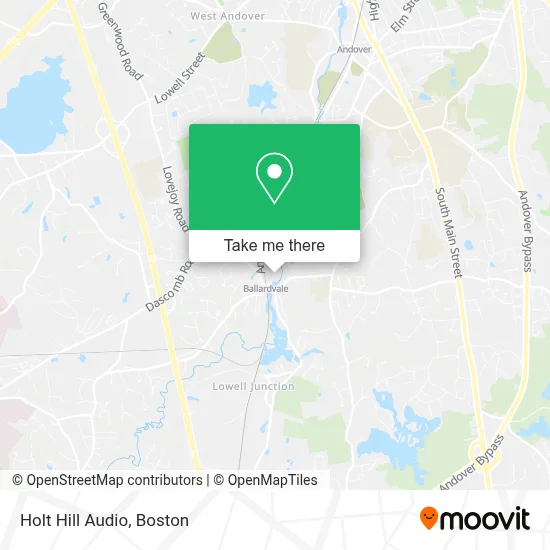 Holt Hill Audio map