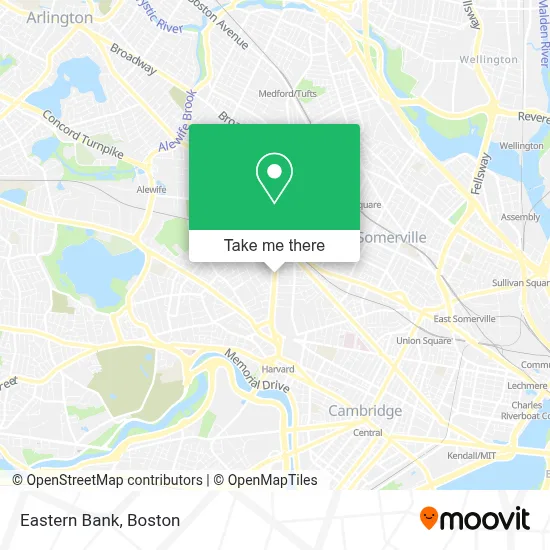 Eastern Bank map