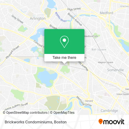 Brickworks Condominiums map