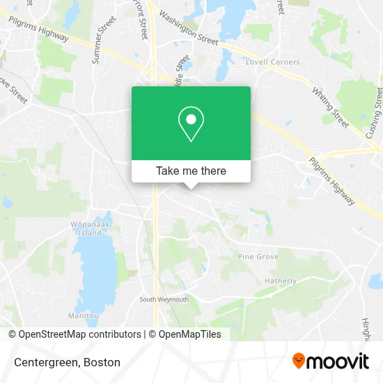 Centergreen map