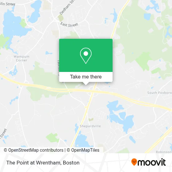 The Point at Wrentham map