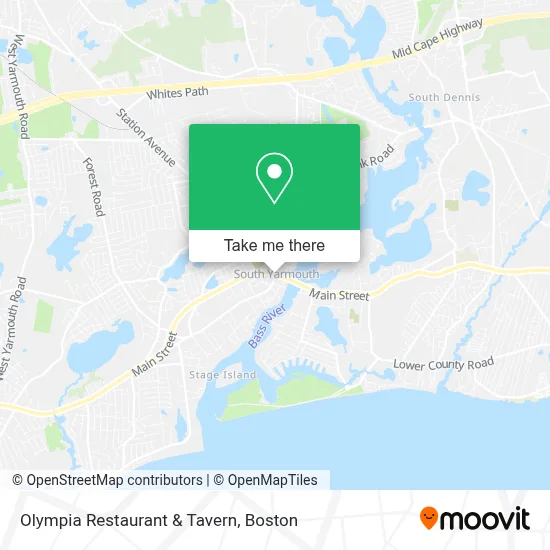 Olympia Restaurant & Tavern map