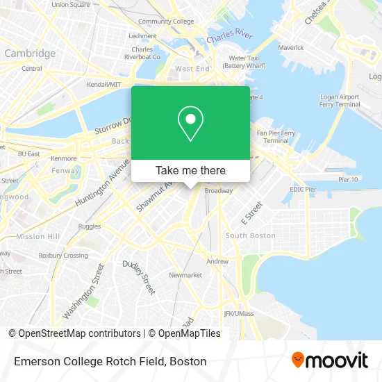 Emerson College Rotch Field map