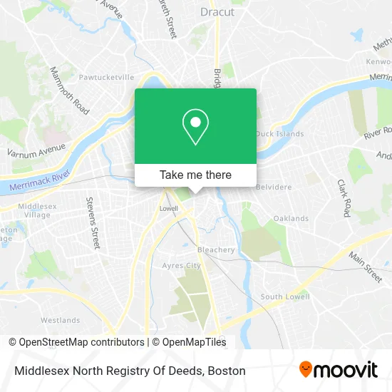 Middlesex North Registry Of Deeds map