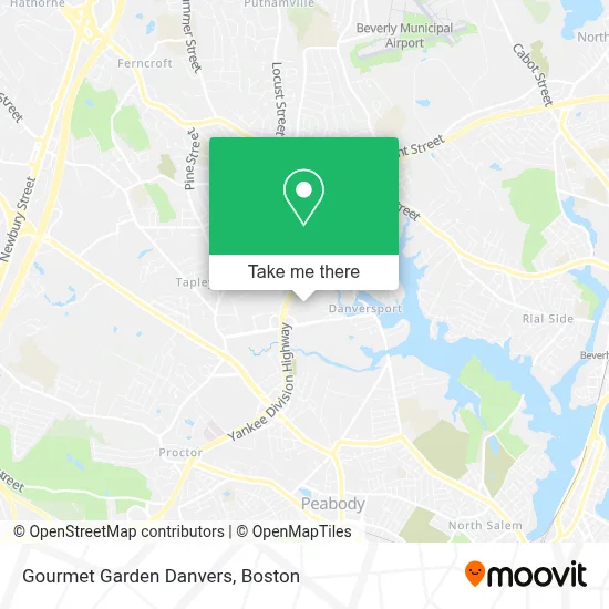 Gourmet Garden Danvers map