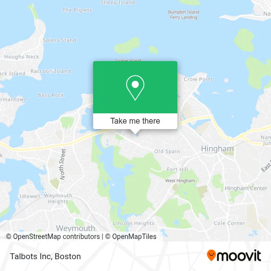 Talbots Inc map