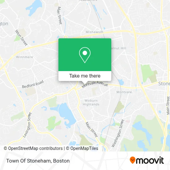 Town Of Stoneham map