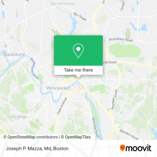 Joseph P. Mazza, Md map