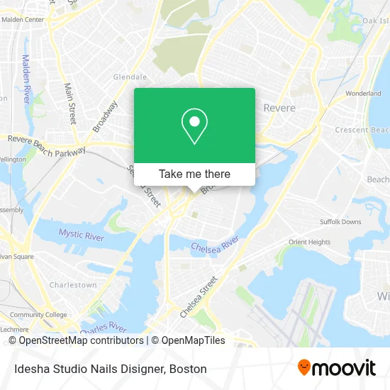 Idesha Studio Nails Disigner map
