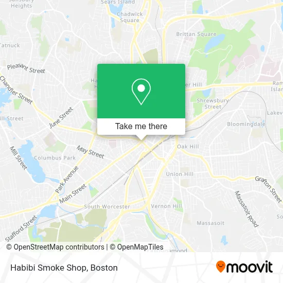 Habibi Smoke Shop map
