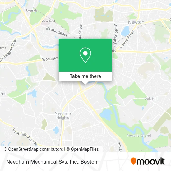 Needham Mechanical Sys. Inc. map