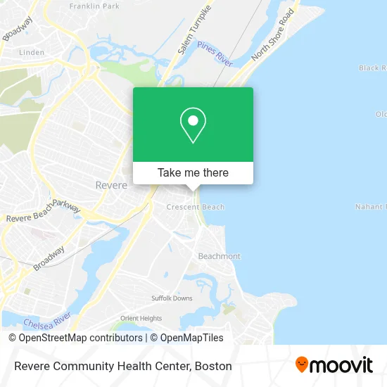 Revere Community Health Center map