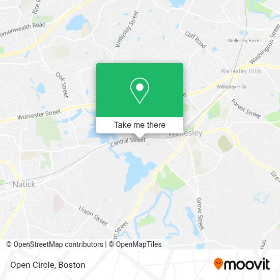 Open Circle map